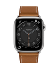 Превью-изображение №3 для товара «Apple Watch Hermes Series 7 45mm Silver Stainless Fauve Buckle (GPS+CEL)»