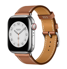 Превью-изображение №1 для товара «Apple Watch Hermes Series 7 41mm Silver Stainless Gold S Tour (GPS+CEL)»